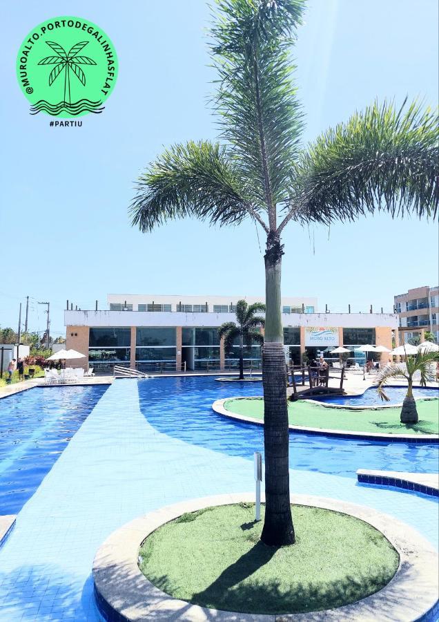 Flat Aconchegante, 3 Quartos, Condominio Muro Alto Em Pôrto das Galinhas المظهر الخارجي الصورة